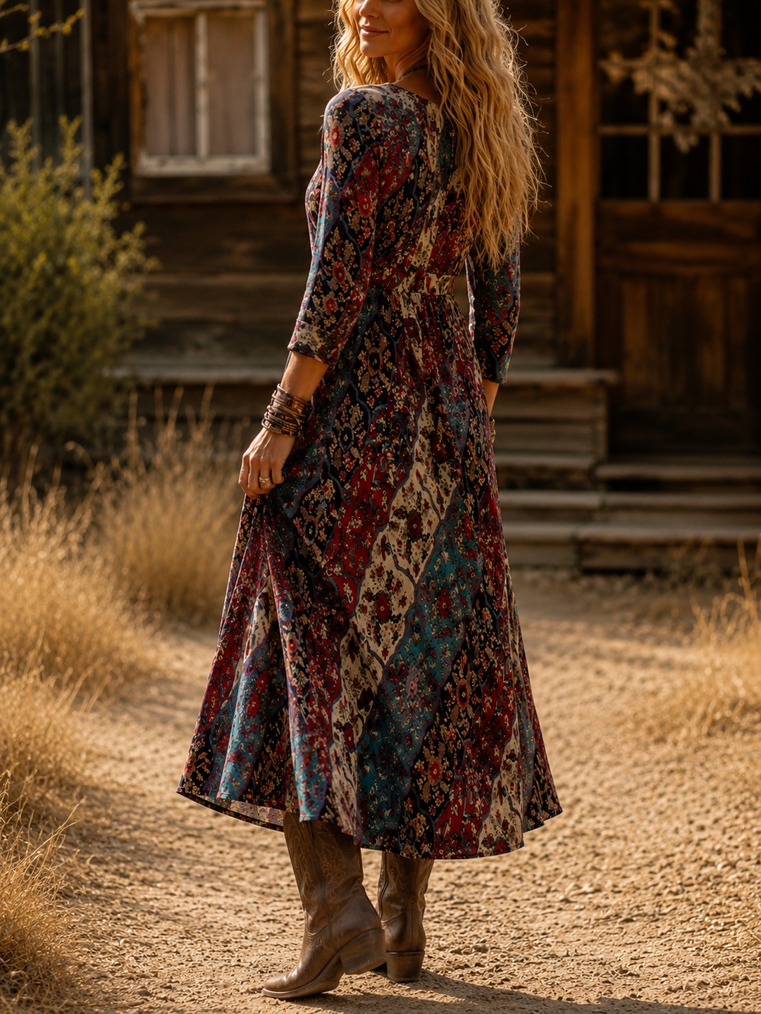 Lyra | Bohemian Autumn Dress
