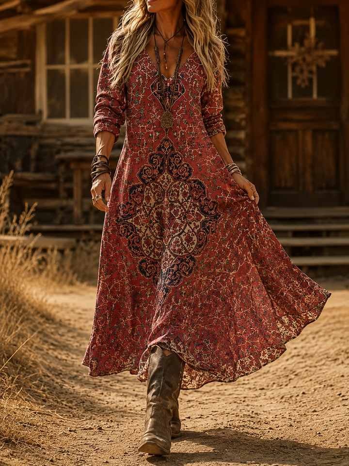 Niamh | Bohemian Autumn Dress
