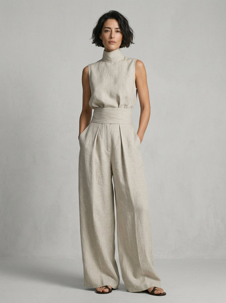 Amara | Sleeveless Top Set