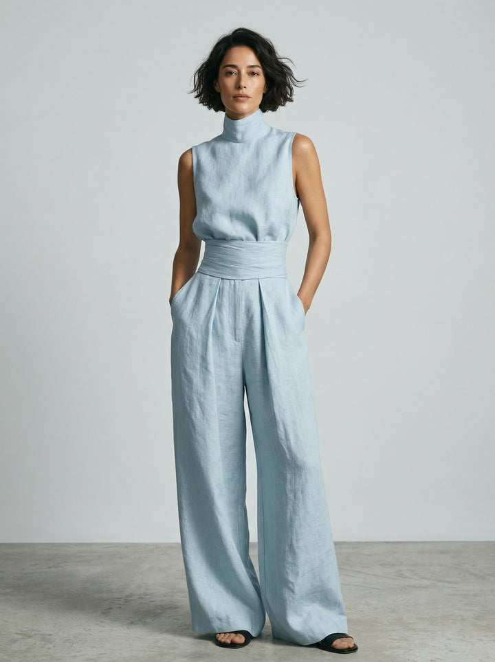 Amara | Sleeveless Top Set