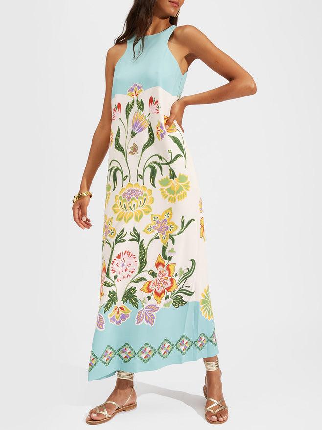 Isolde | Floral Print Midi Dress