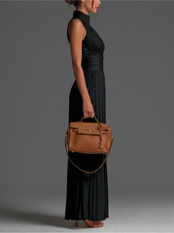 Elowen | Pleated Chiffon Jumpsuit
