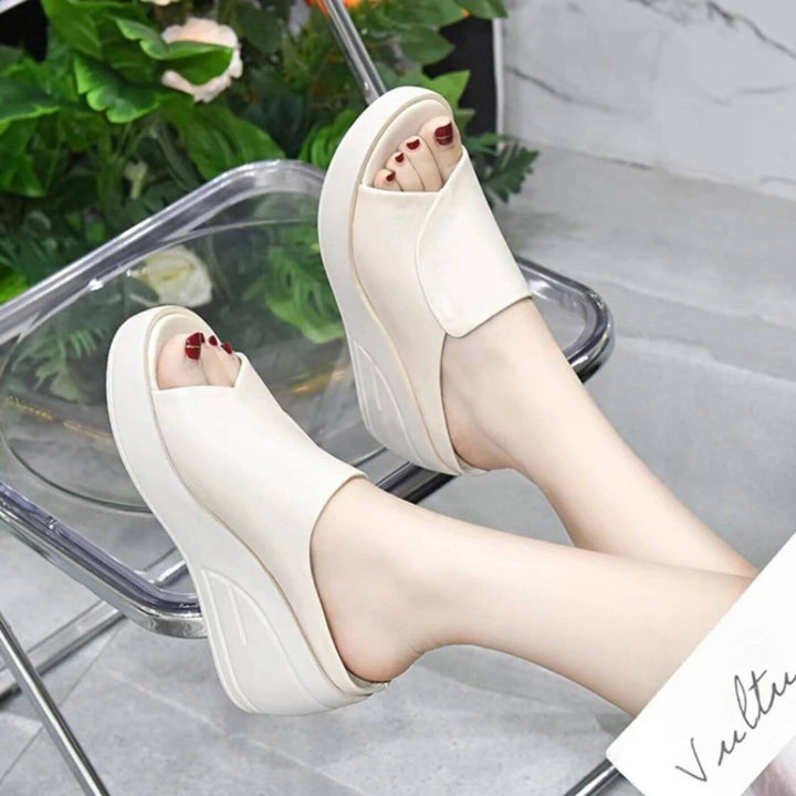 Seraphina | Slip-On Wedge Sandals