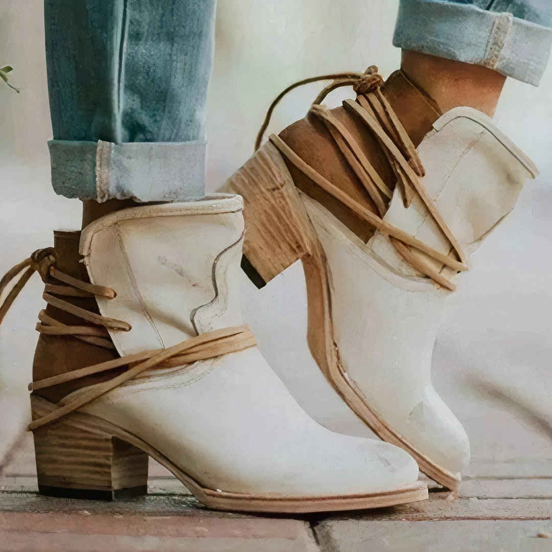 Clara | Western Block Heels
