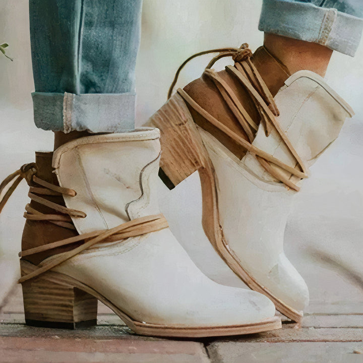 Clara | Western Block Heels