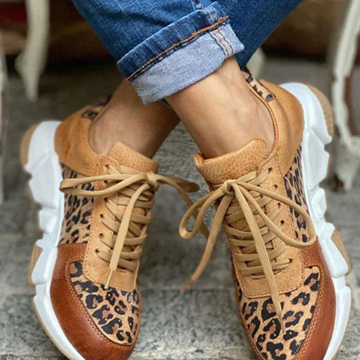 Elowen | Casual Leopard Sneakers