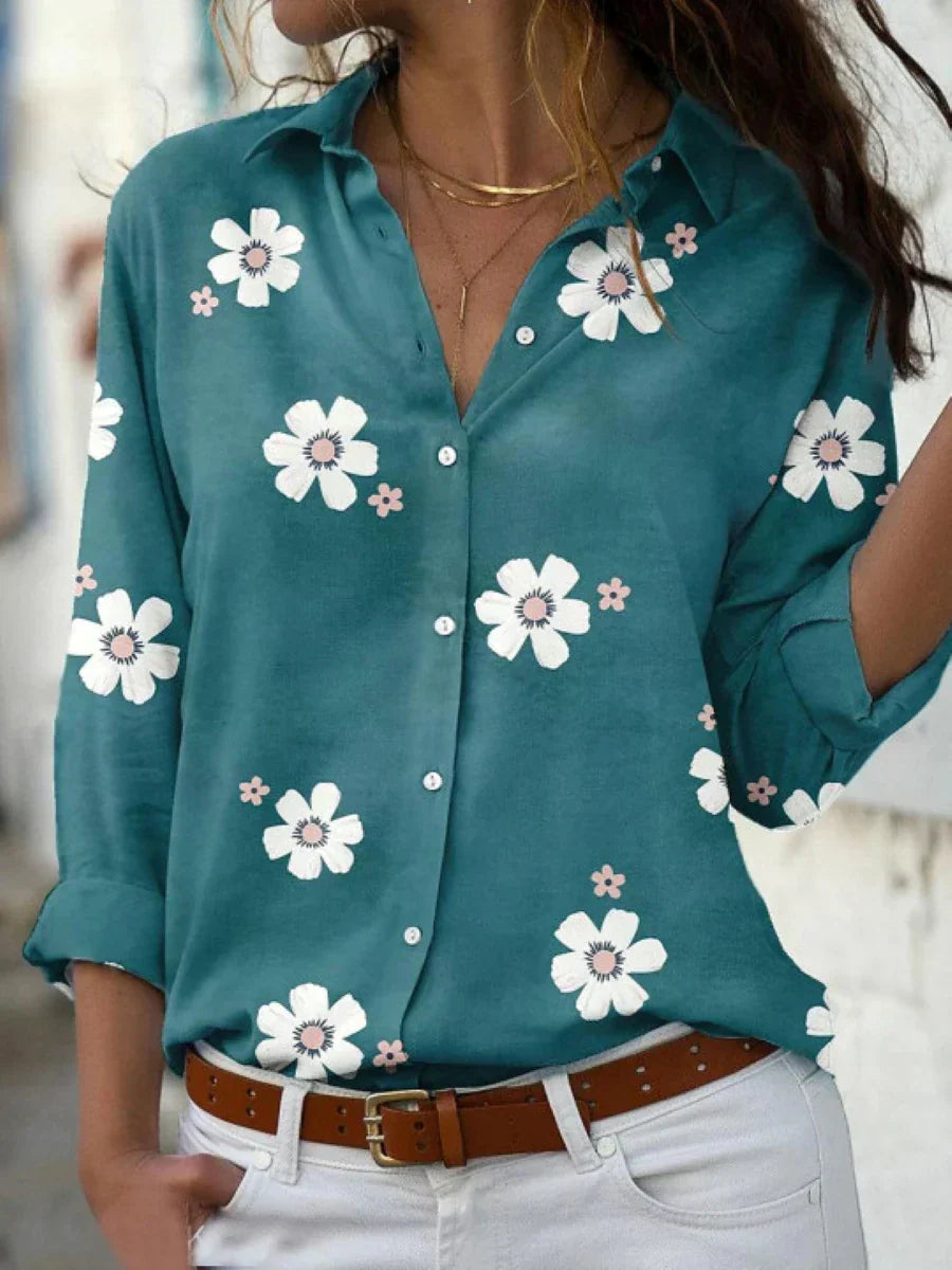 Elena | Floral Blouse