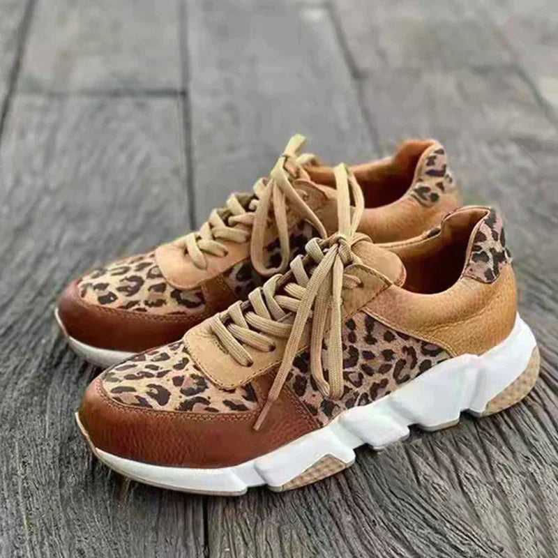 Elowen | Casual Leopard Sneakers