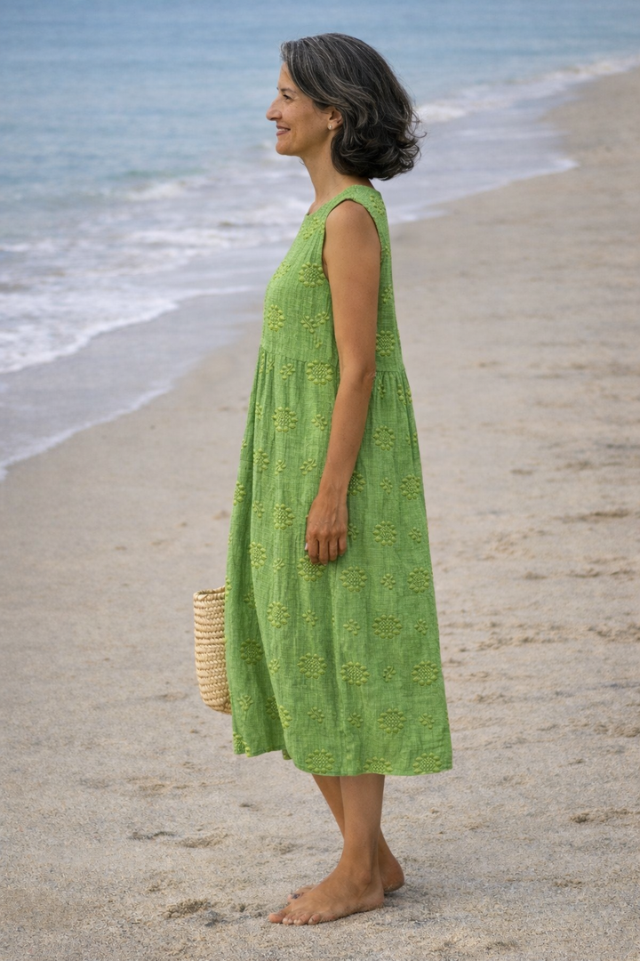 Elena | Printed Midi Dress