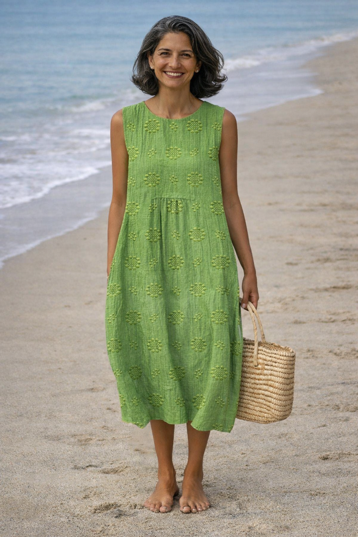 Elena | Printed Midi Dress