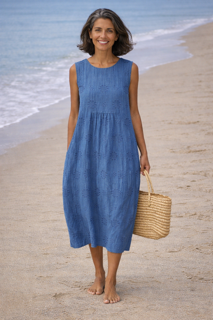 Elena | Printed Midi Dress