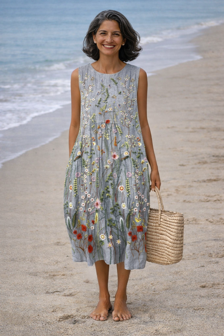 Elowen | Floral Midi Dress