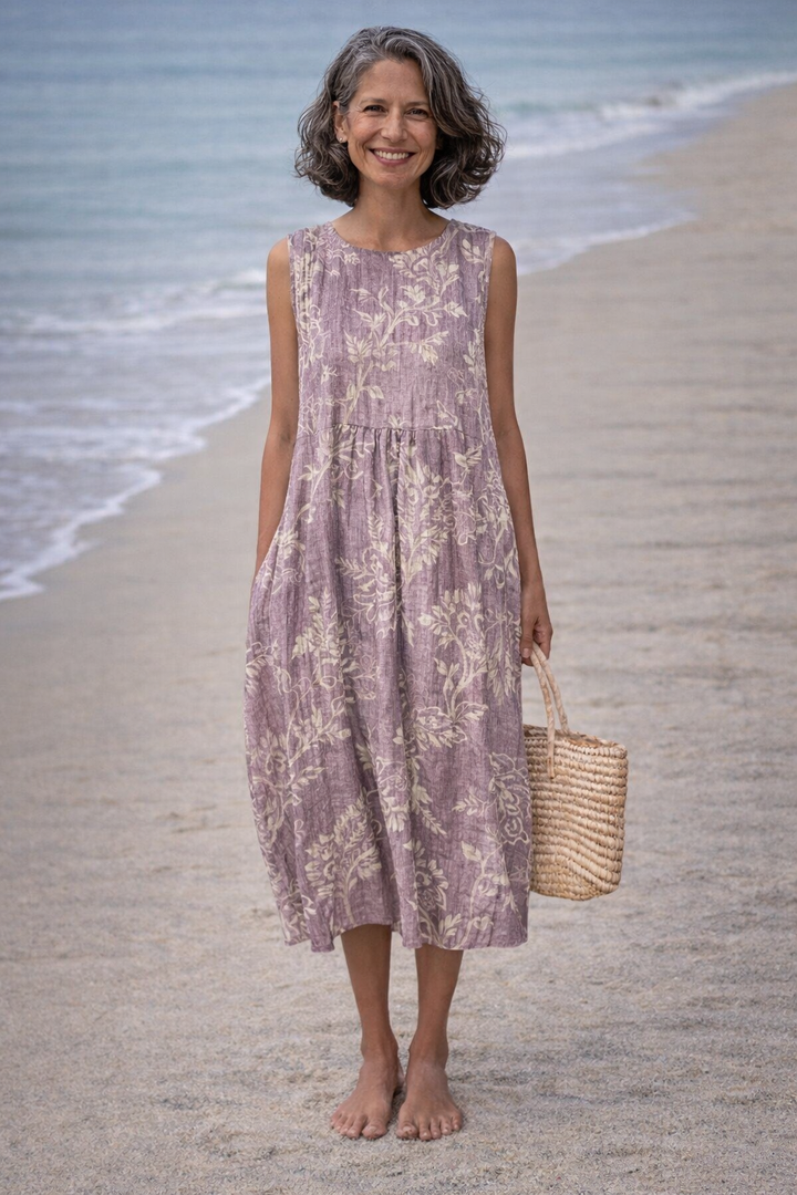Selene | Midi Floral Dress