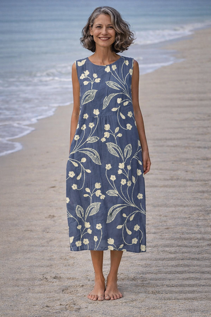 Amara | Sleeveless Midi Dress
