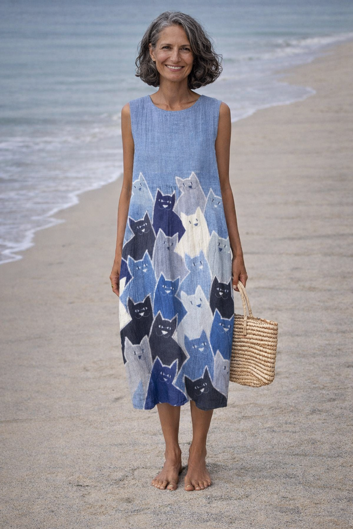 Cassandra | Midi Dress Patchwork
