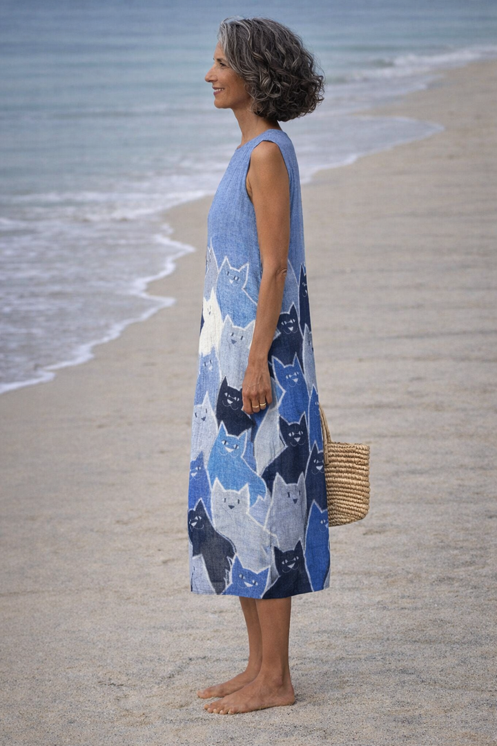 Cassandra | Midi Dress Patchwork