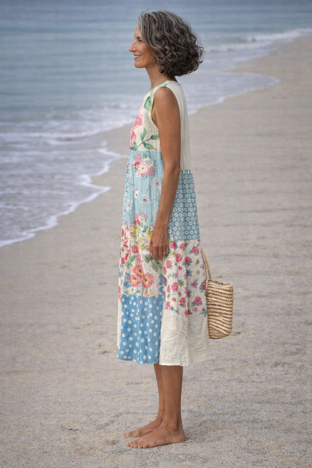 Sienna | Midi Dress Patchwork