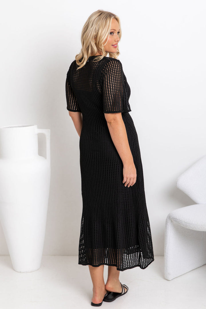 Clara | Crochet Maxi Dress