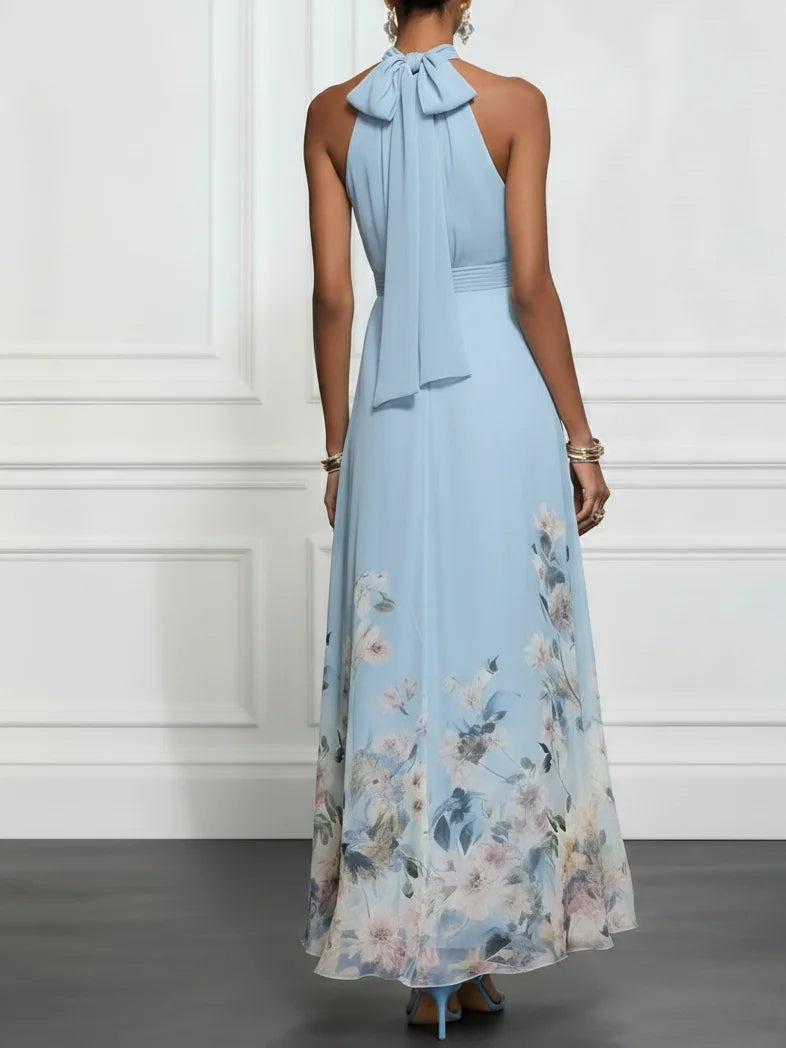 Aurelia | Floral Chiffon Maxi Dress
