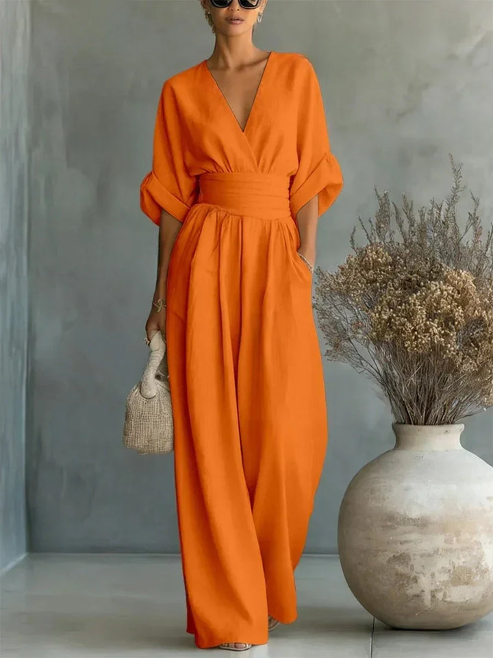 Clara | V-Neck Jumpsuit