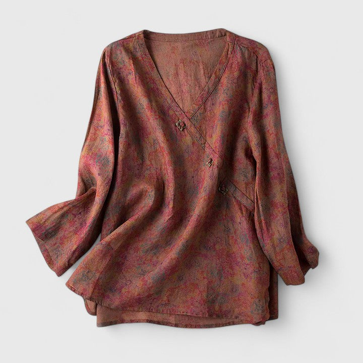 Liora | Linen Comfort Blouse
