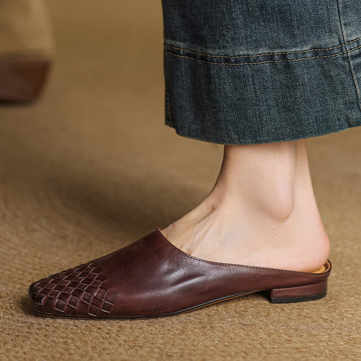 Amara | Leather Mules