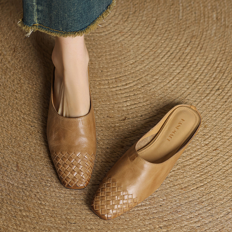 Amara | Leather Mules