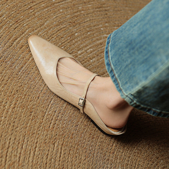 Fiona | Vintage Leather Mules