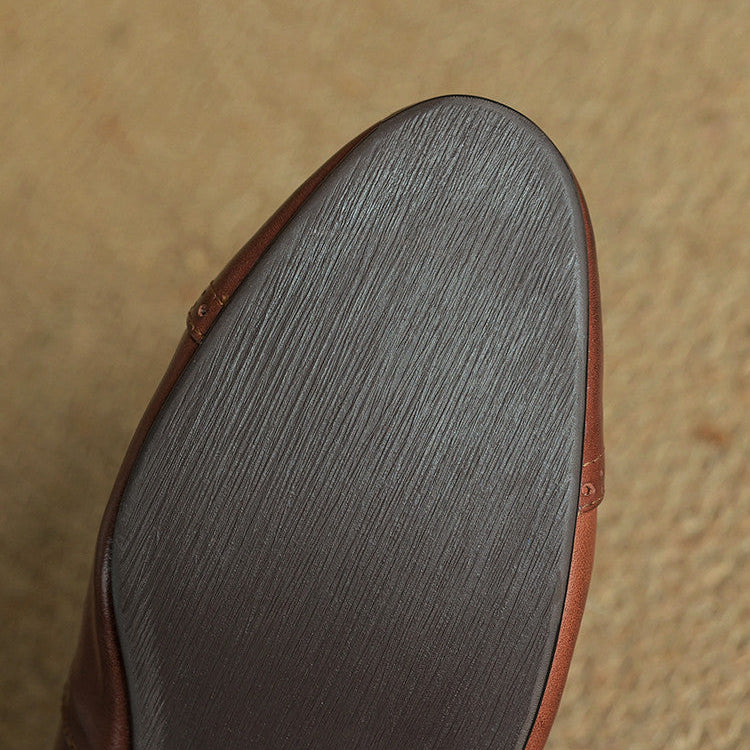 Elowen | Leather Flats