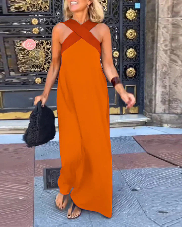 Mira | Crossed Cut Dress