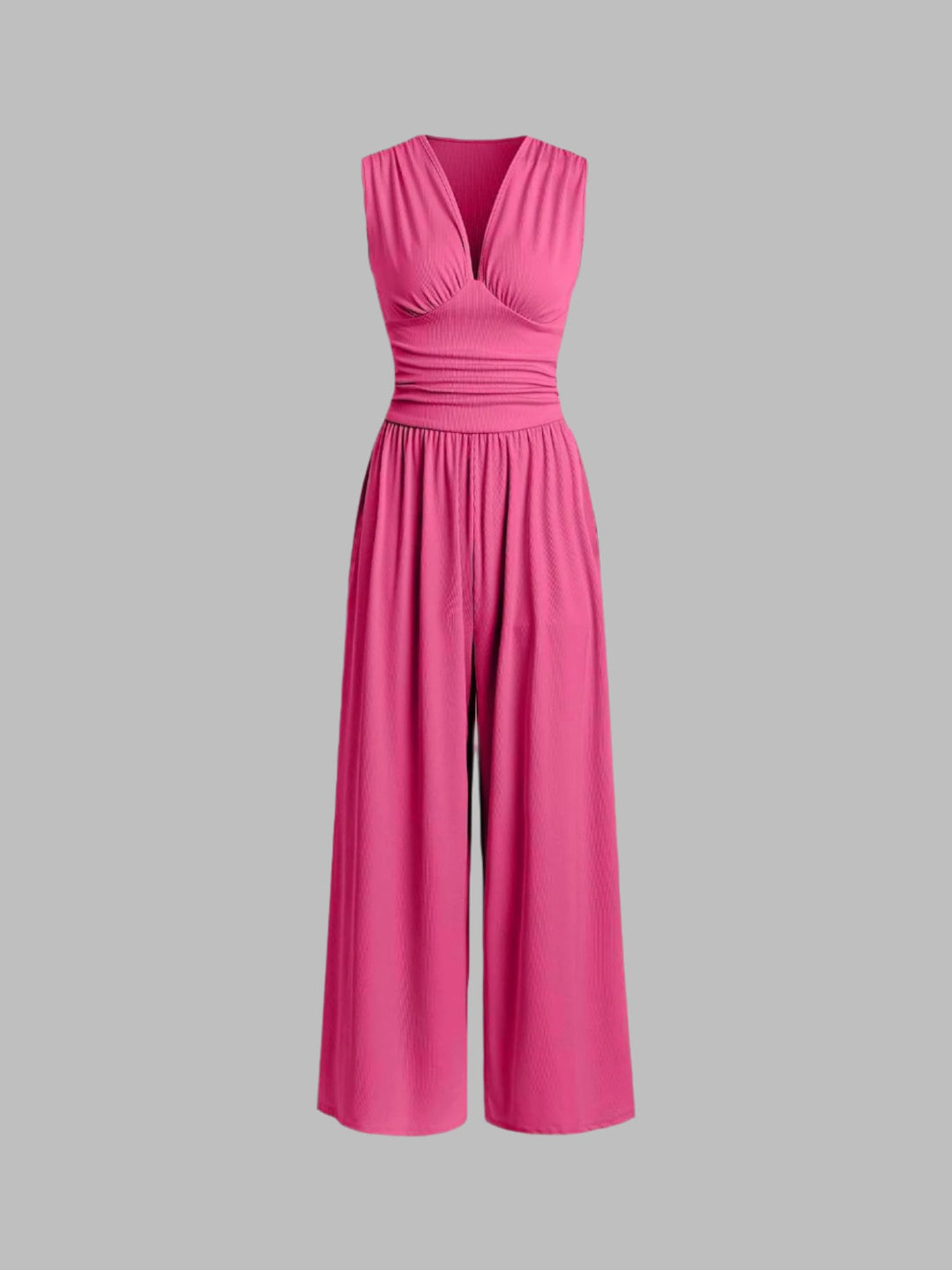 Fiona | Sleeveless Wide-Leg Jumpsuit