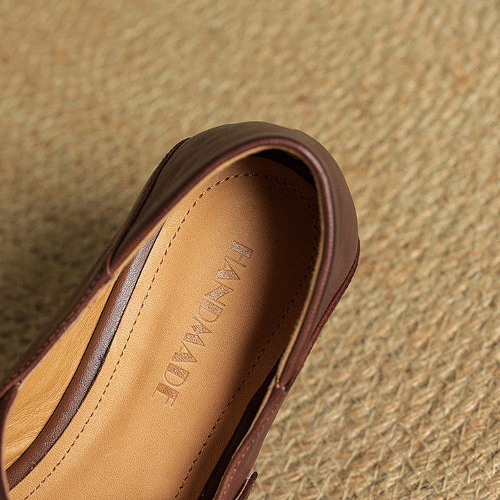 Elowen | Leather Flats