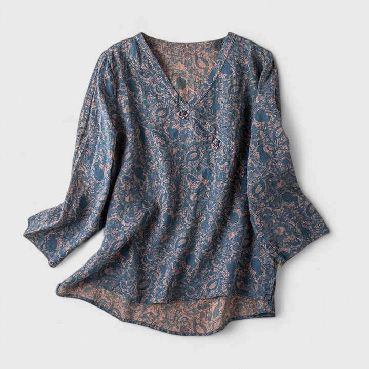 Liora | Linen Comfort Blouse