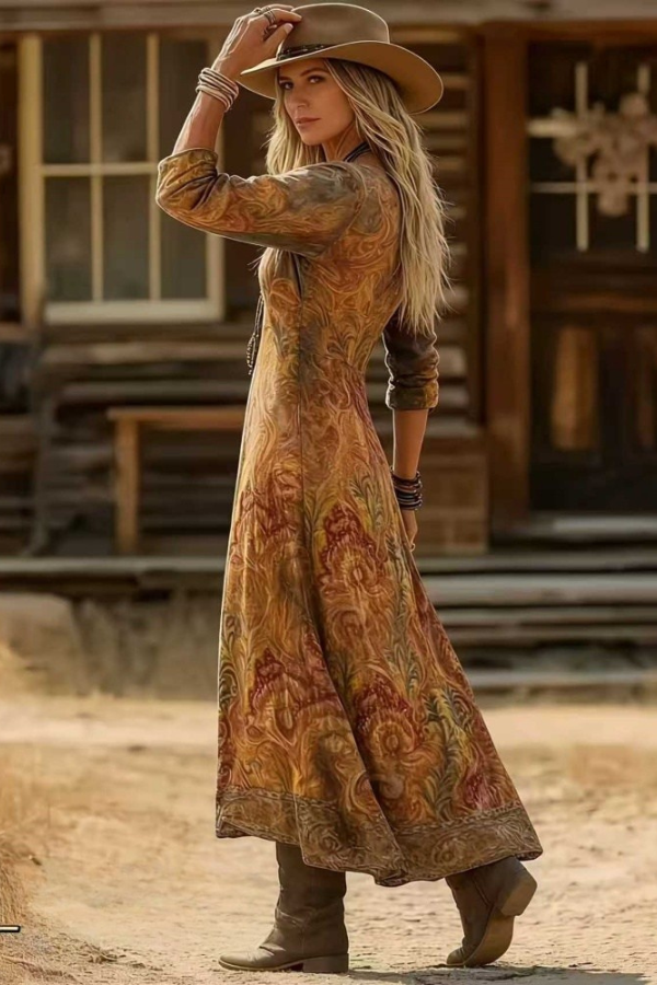 Lydia | Bohemian Autumn Dress