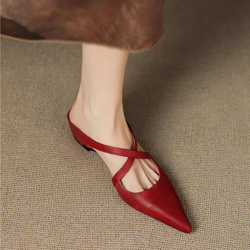 Seraphina | Leather Mules