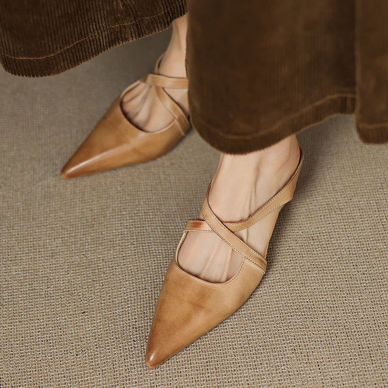 Seraphina | Leather Mules