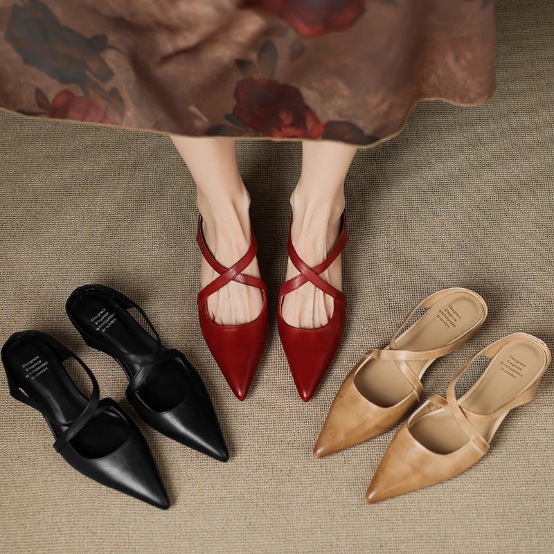Seraphina | Leather Mules