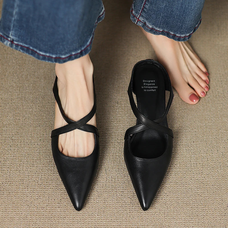 Seraphina | Leather Mules