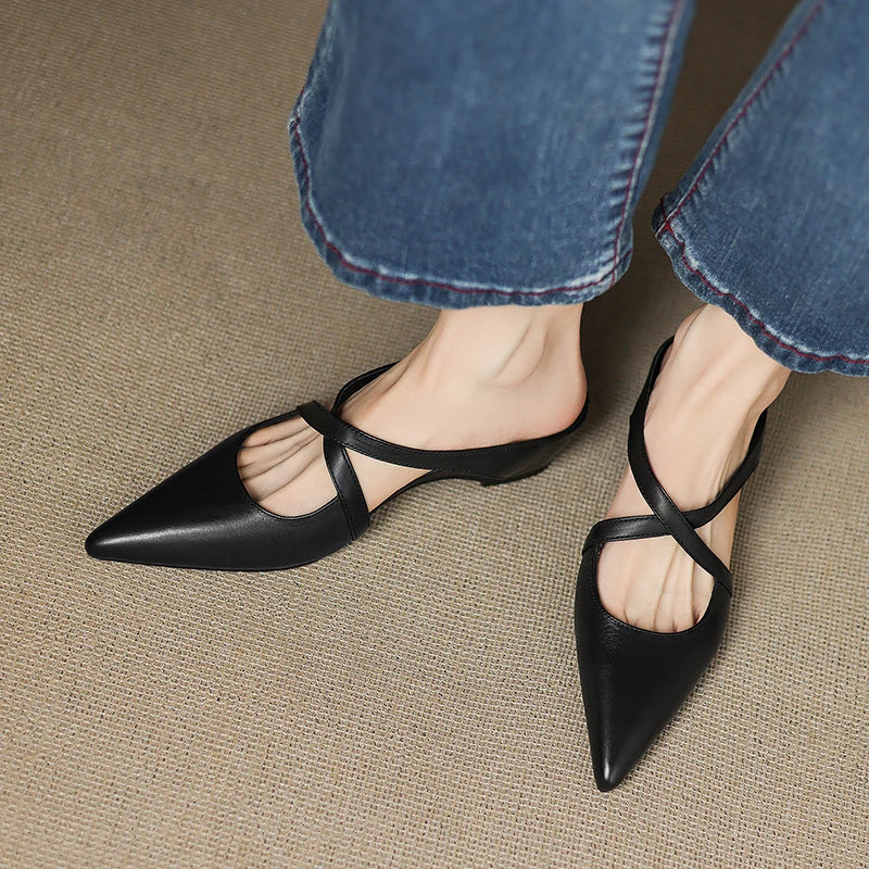 Seraphina | Leather Mules