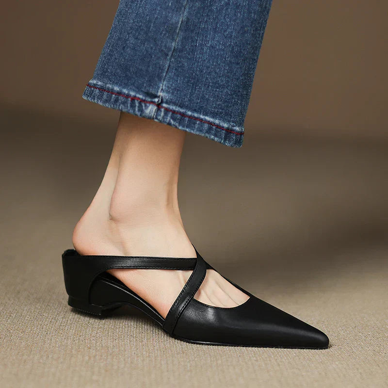 Seraphina | Leather Mules