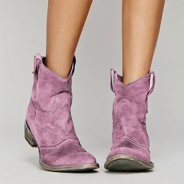 Mireille | Western Ankle Boots