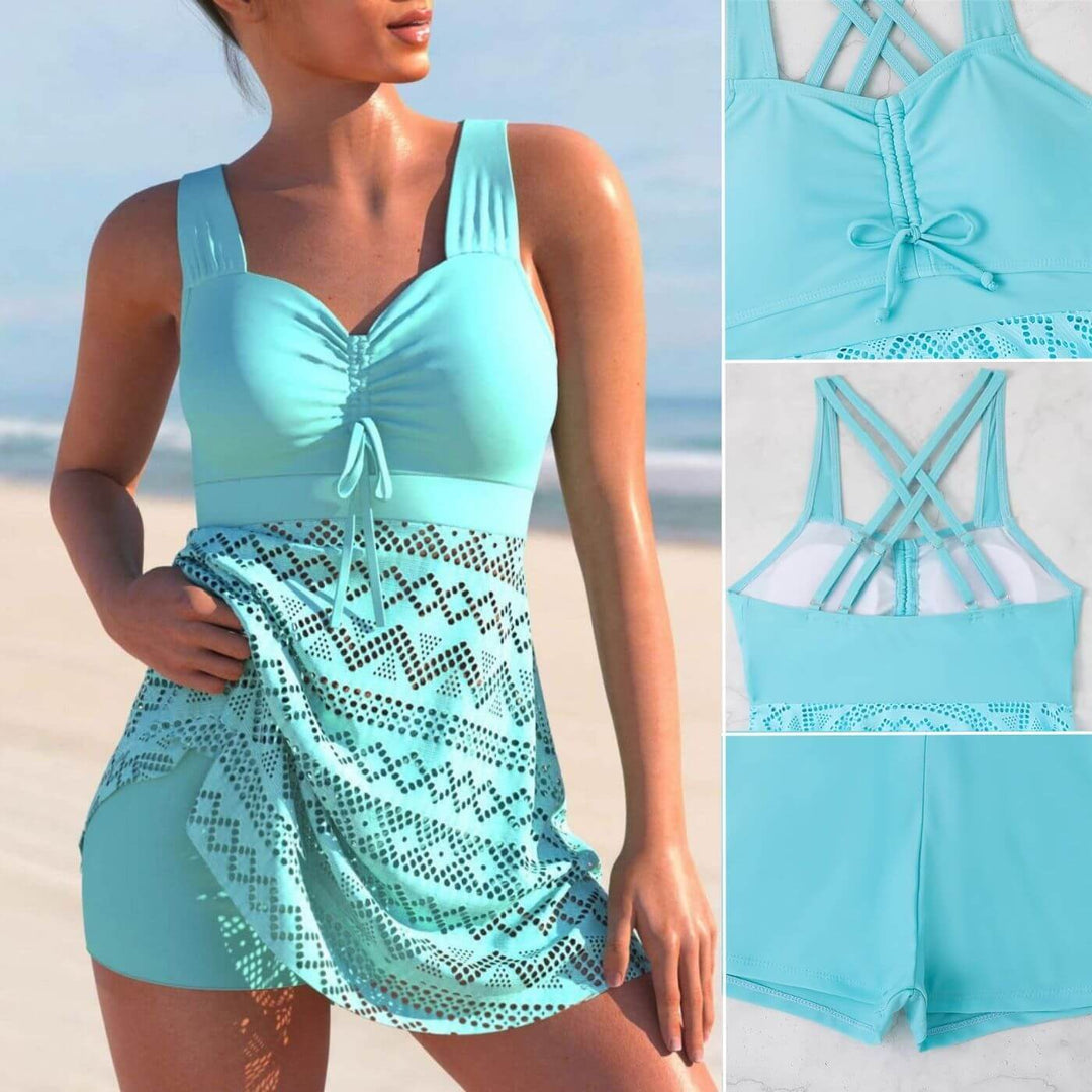 Elara | Ruched Swim Dress