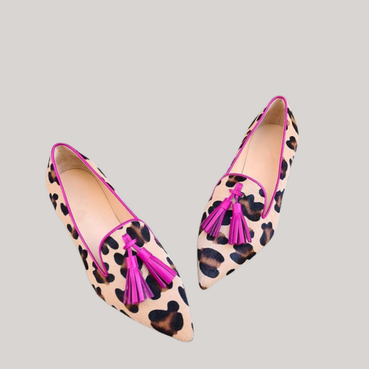 Clara | Leopard Print Loafers