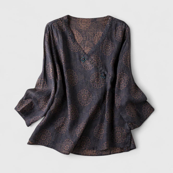 Liora | Linen Comfort Blouse