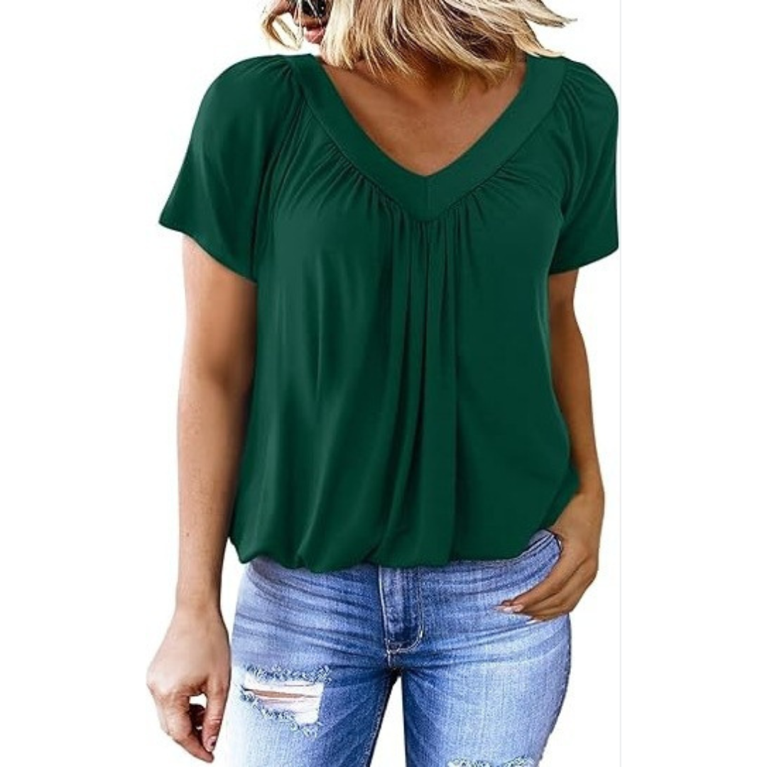 Clara | Casual V-Neck Top