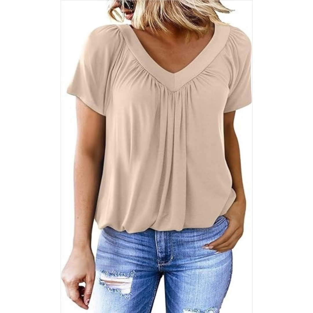 Clara | Casual V-Neck Top