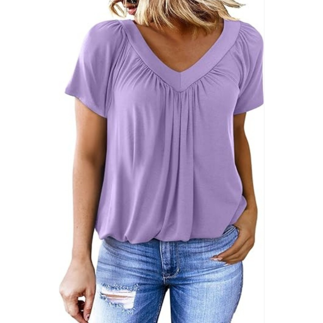 Clara | Casual V-Neck Top