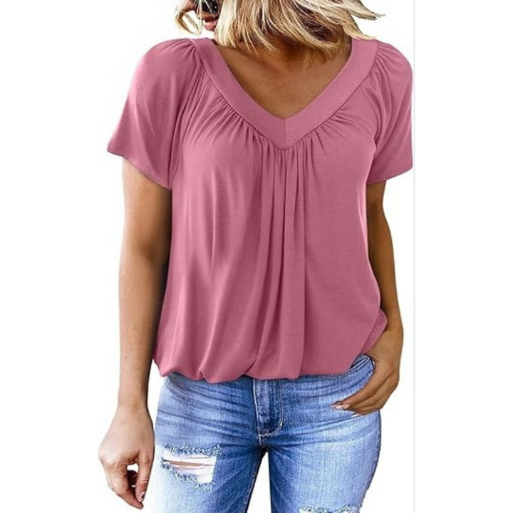 Clara | Casual V-Neck Top