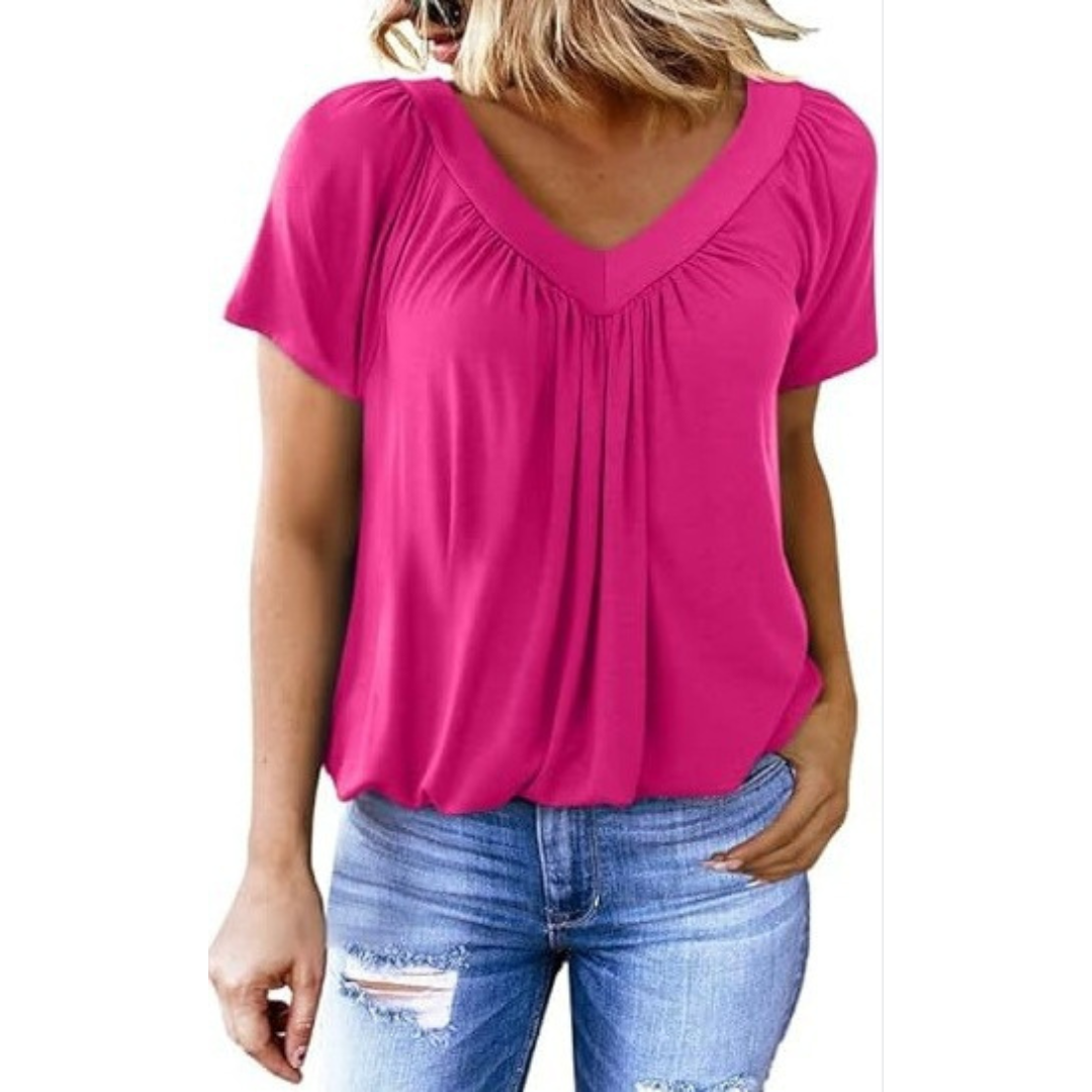 Clara | Casual V-Neck Top