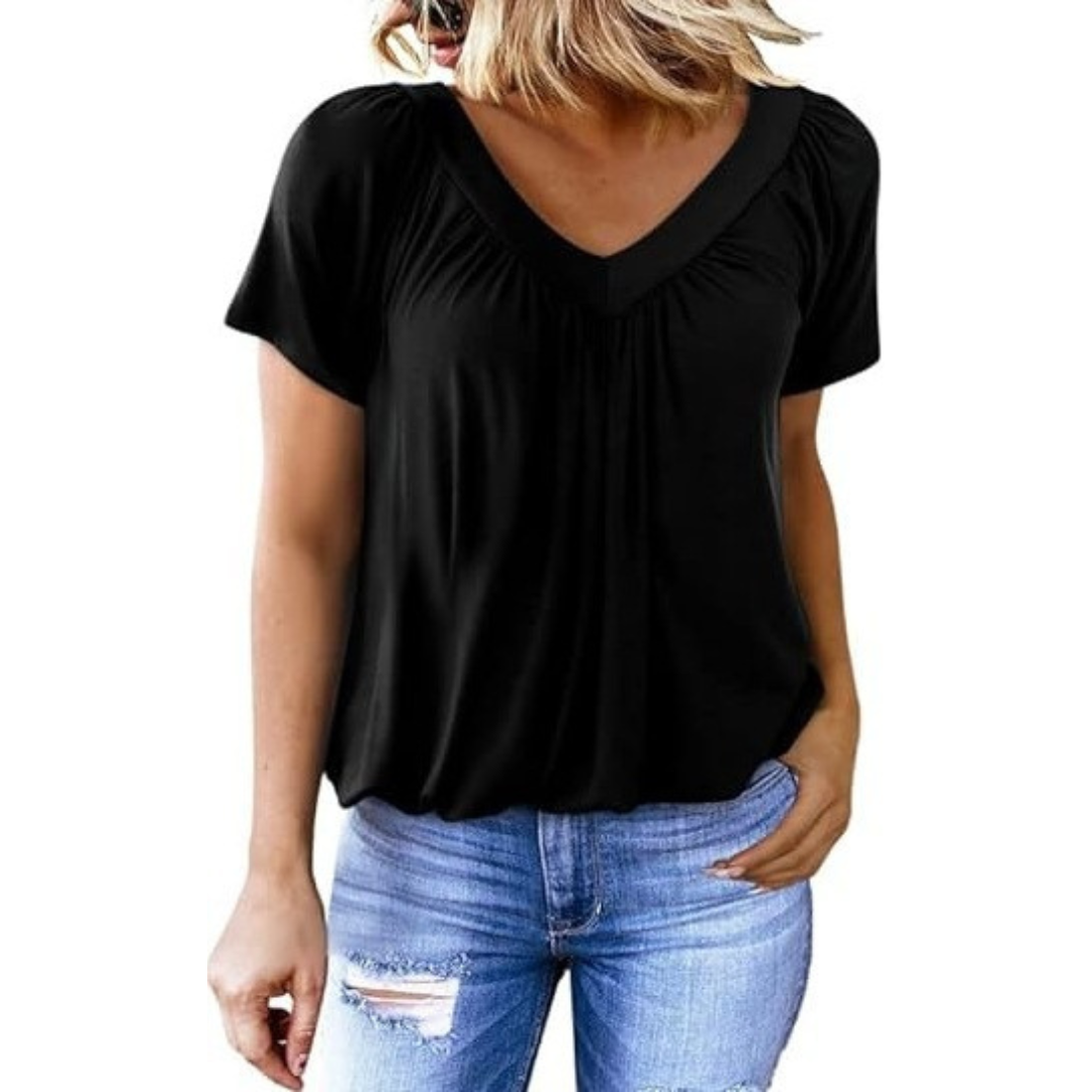 Clara | Casual V-Neck Top